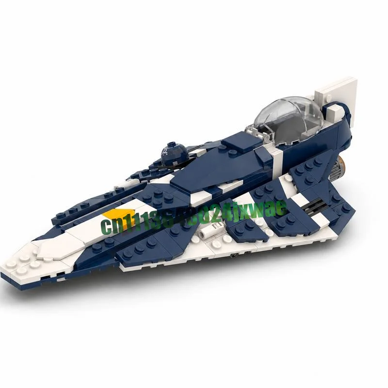 NEW 265PCS Jedi Starfighter Space Fighter Aircraft Model Custom Building Blocks MOC DIY Assembly Educational Toy Popular Gifts