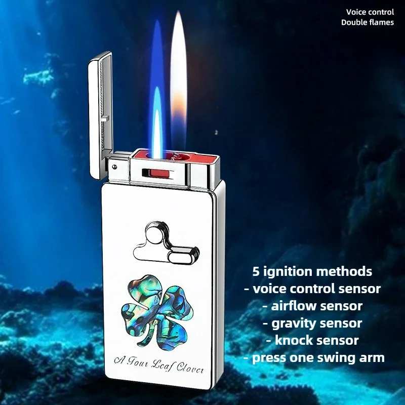 צבע פגז זוהר קול אינטליגנטי מבוקר המרה אש כפול גז בוטן בהיר אור גז ויזואלי