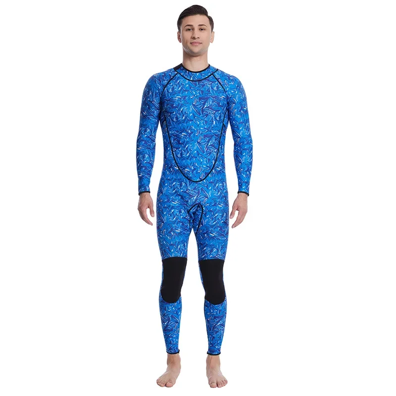 

Men Surfing Jellyfish Swimming Sets Diving Thickend Clothes for Neoprene Wetsuit Men Long Sleeve Full Body Wet 3mm Suit