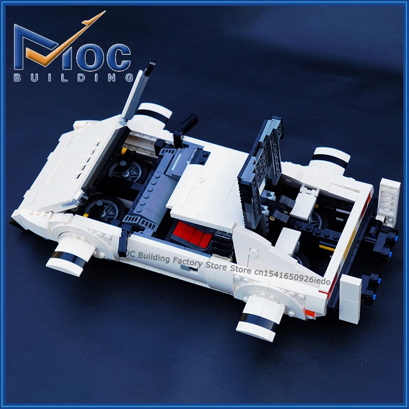

Горячие строительные блоки MOC, классическая серия фильмов 1977, модель внедорожного гоночного автомобиля, сделай сам, технология, кирпичи, сборка, игрушки, рождественские подарки