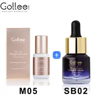 Pegamento para extensión de pestañas gris GOLLEE, pegamento para pestañas de 0,5-1 segundos, retención de secado rápido, adhesivo para pestañas de 6-8 semanas, suministro profesional para salón