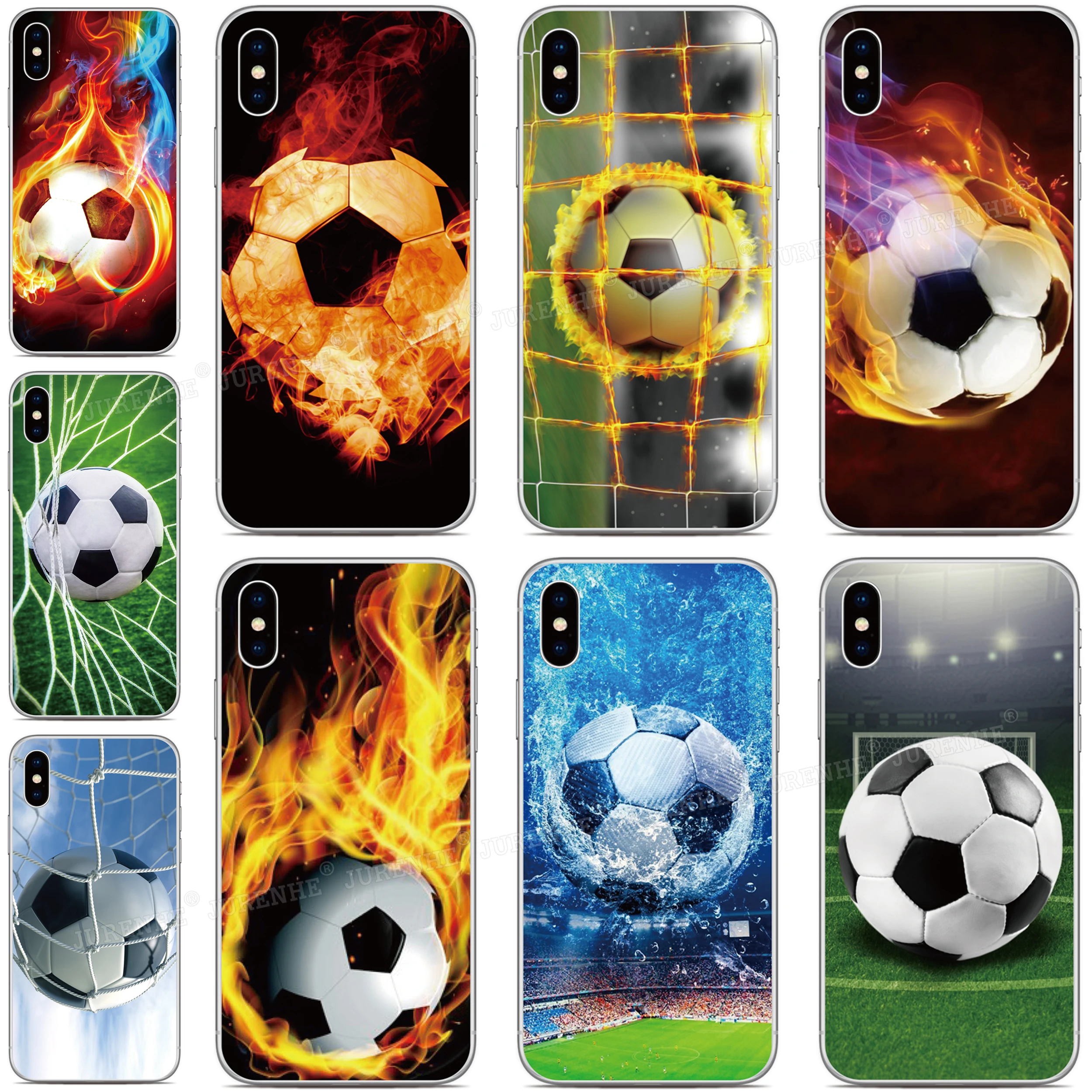 Piłka nożna piłka nożna etui na ZTE ostrze A54 A34 A73 A53 A72 A71 A51 V50 V41 Smart V30 V40 Vita Axon 30 Ultra 50 Lite 40 pokrowiec