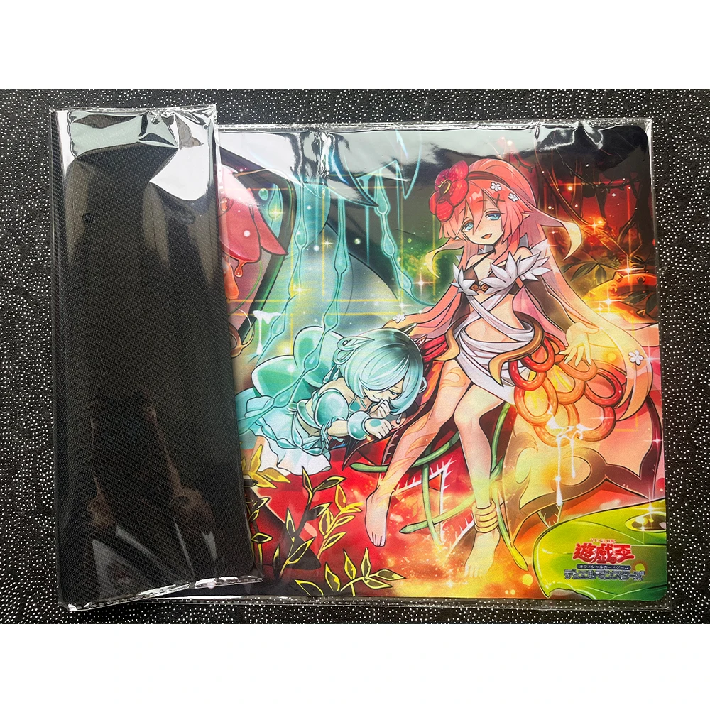 Yugioh Playmat with Zones Traptrix TCG CCG OCG Trading Card Game Mat Yu-Gi-Oh Mats-D88