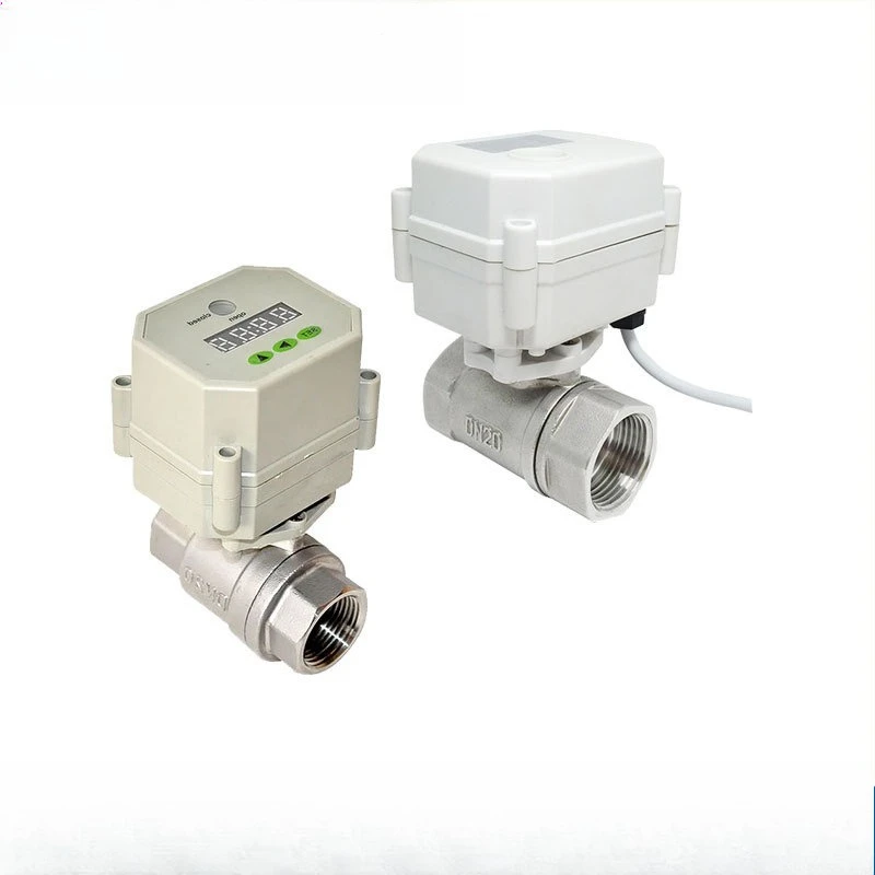 

Miniature electric ball valve Stainless steel three-wire two-control mini adjustment type power-off reset fine small electric