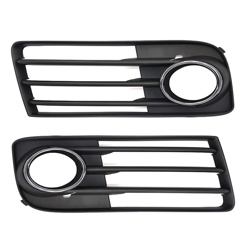 

1 Pair Left+Right Air Guide Grille Black Glossy Matt Chrome Trim for Audi TT 2011 2012 2013 2014 8J0807681J 8J0807682J