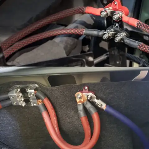 M6 M8 Bus Bar Terminal Block 12V/24V Battery Power Stud Junction Heavy Duty Power Distribution Stud for Car Truck RV Boat 10 best sales 12v terminal - №2