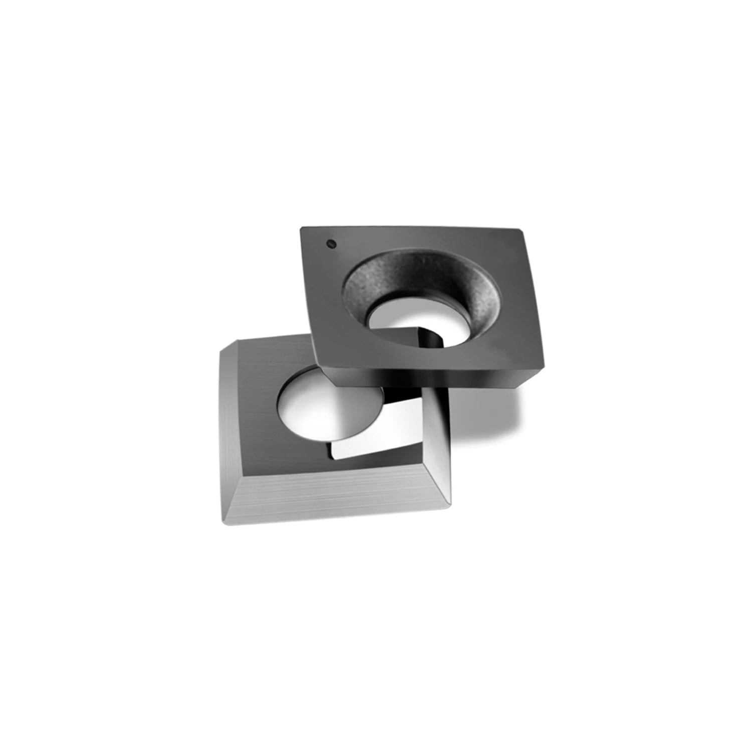 

13.8x13.8x2.5mm-R150 Square Carbide Insert Knife with Face Radius and Corner Radius for Woodworking Cutterblock