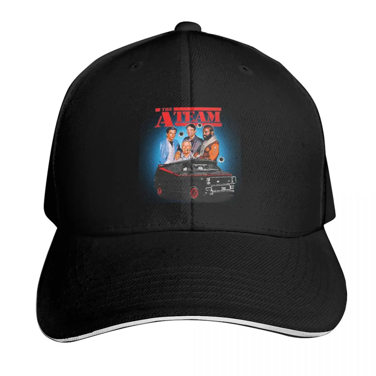 All-risk agency, the a team Baseball Cap Breathable Mesh Back Adjustable Buckle Closure Moisture Wicking Quick Dry