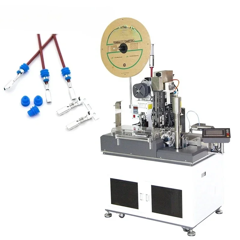Automatic Waterproof Insertion Crimping Machine EW-21H Wire Stripping Terminal Crimping Machine