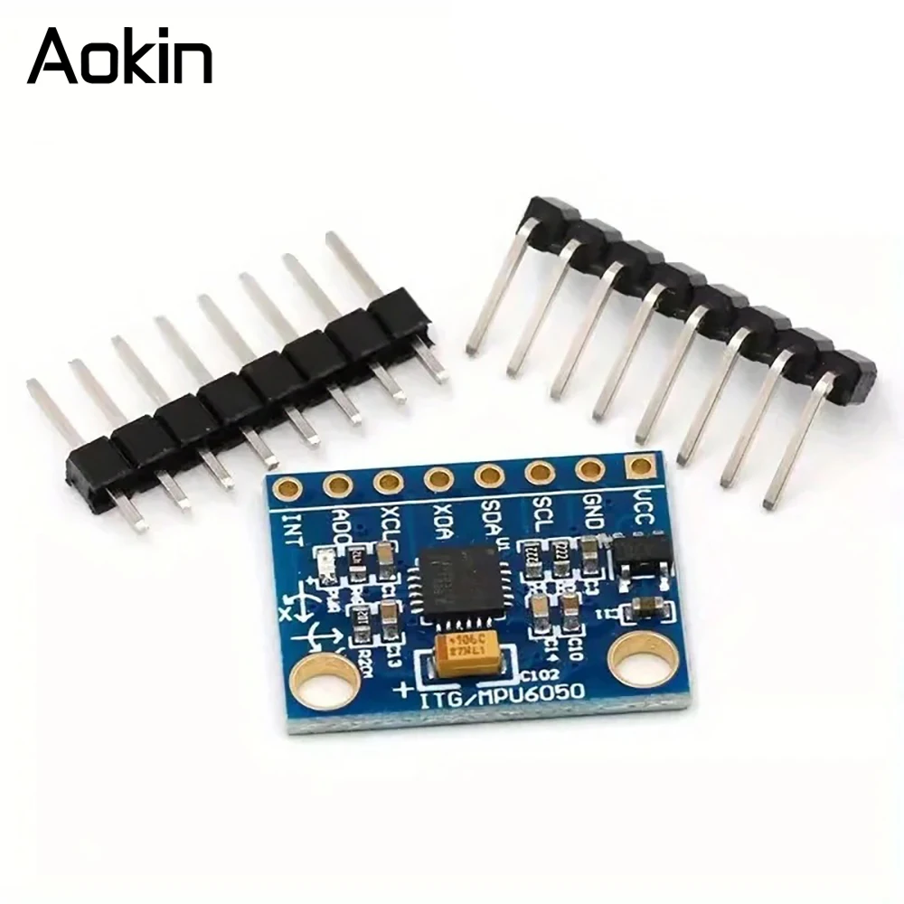 1/5/10 قطعة GY521 GY-521 MPU6050 IIC I2C واجهة 3 محور التناظرية جيروسكوب الاستشعار التسارع وحدة متوافقة لاردوينو #3