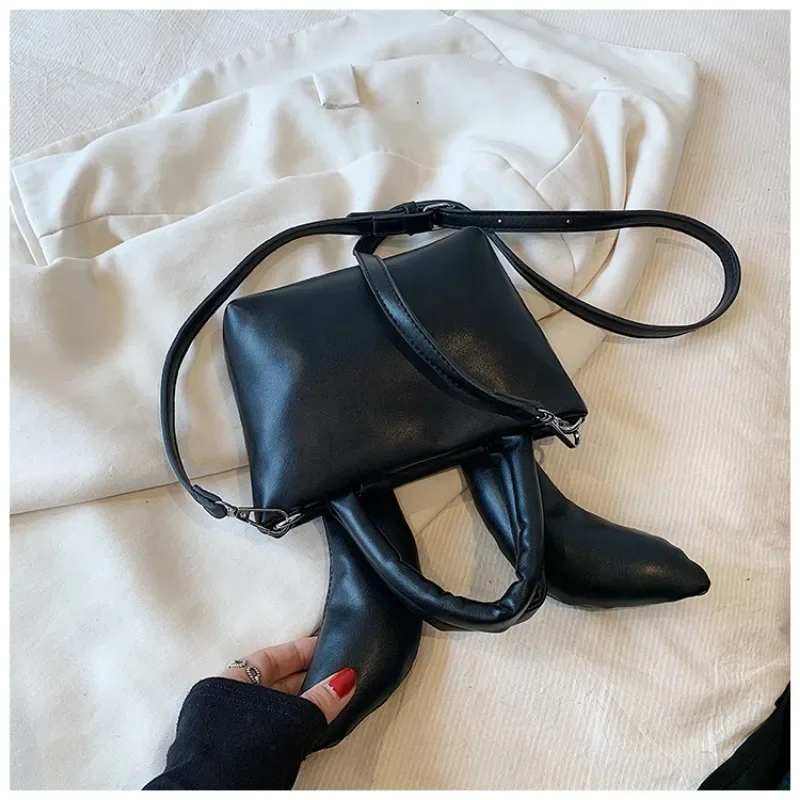 Unique Rabbit Shape PU Shoulder Bag Solid Color Zipper Buckle Fashion Handbag 2024 Hot Sale Bags for Women Bolsas Femininas