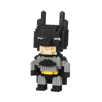 NEW Styles Batman Iron Man Building Blocks Cartoon Anime Figure Image Children Puzzle Assembly Toy Bricks Christmas Toys Gift 11