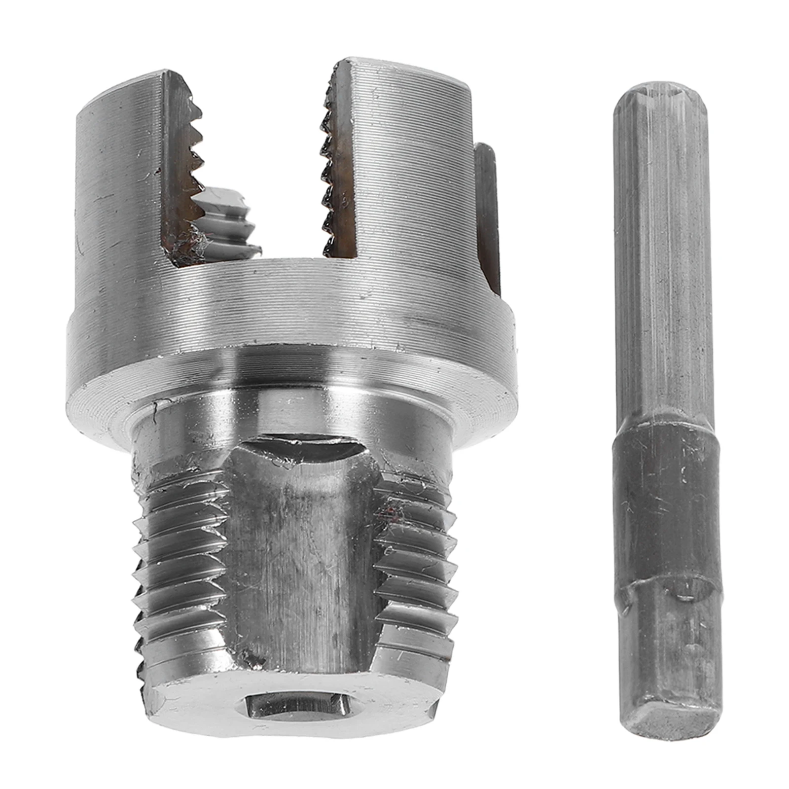 

Electric Drill Threading Tool Dual-function Carbon Steel Pipe Threader for PPR PVC Water Plumbing Universal for Home