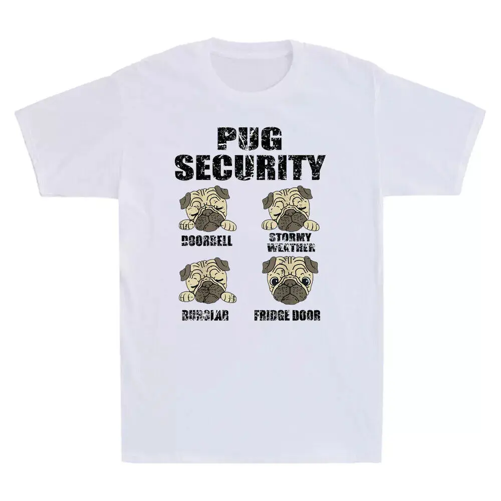 

Pug Security Shirt Funny Animal Pet Pug Dog Lover Gift Vintage Unisex T-Shirt