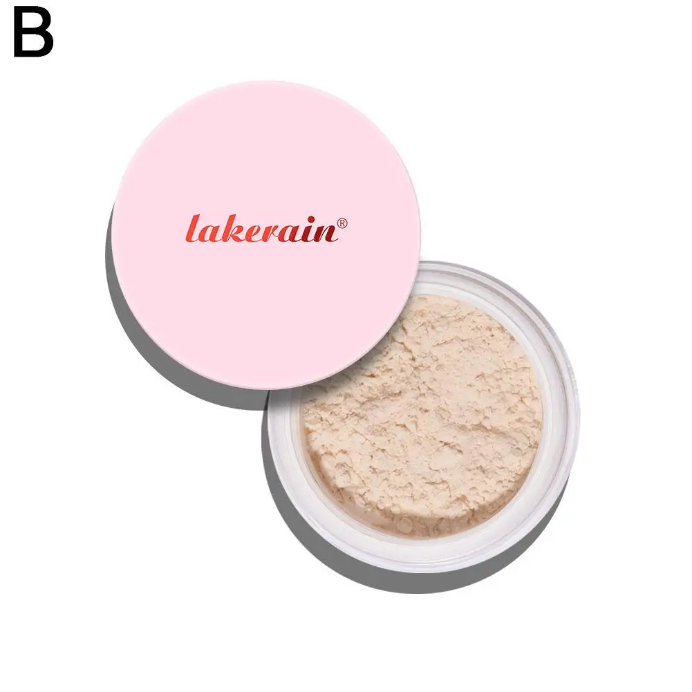 Lakerain 6.5g Beauty Blurring Powder Oil Control Waterproof Loose Face Makeup Powder Long Lasting Powder Concealer Woman I6Z2