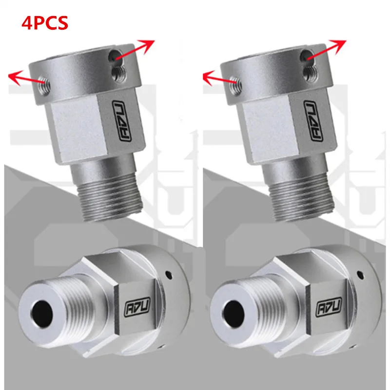 

4 PCS ADU RACING Metal Extended Adapter Wider 15mm For LOSI 1/5 DBXL-E 2.0 Desert Buggy XL DBXL 5IVE-T 5T RC CAR