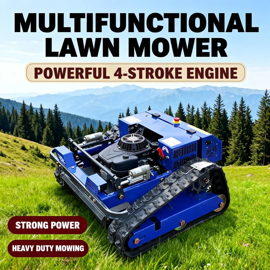 Customized Wholesale CE EPA Crawler Lawn Mower - Professional Grade Remote Control Agricultural Sweeping Tool