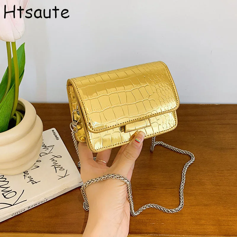 

All-matched Mini Handbags Women Crossbody Shoulder Bag Female Chain Bags Sweet Girl's Purse Square Shoulder Messenger Bag flap