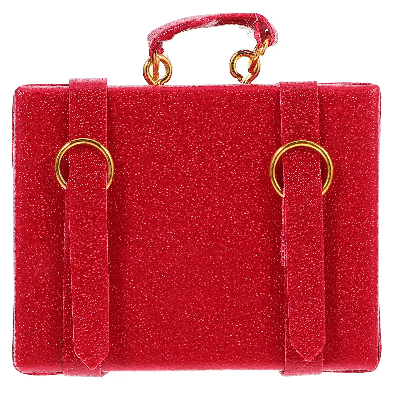 

Miniature Suitcase for Mini House Lifelike Vintage Style Compact Size Mini House Suitcase Decor Photography Prop Micro Scene