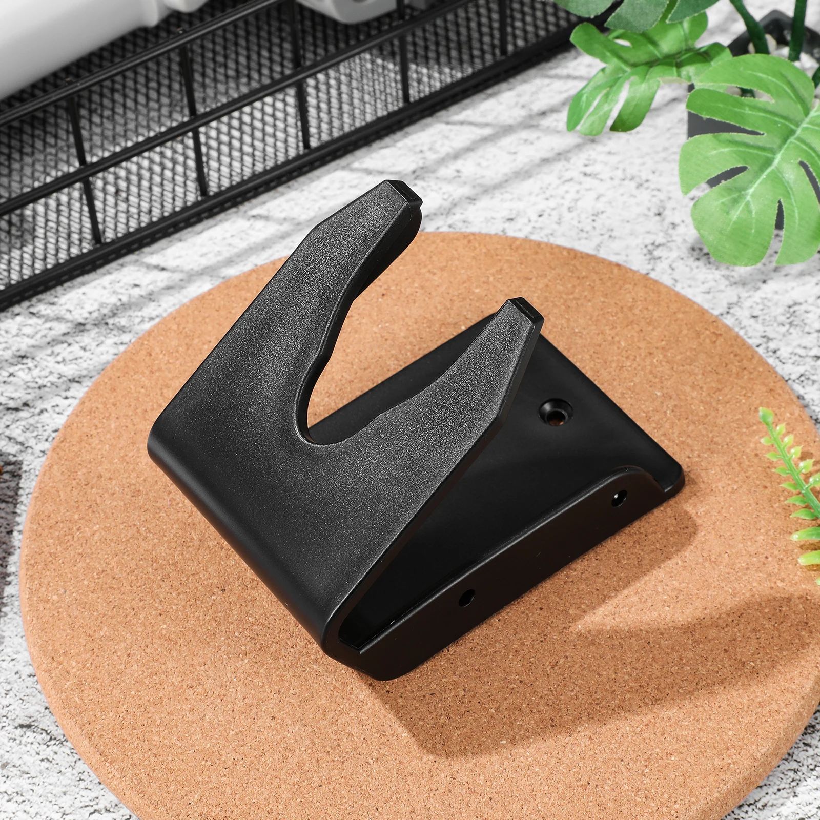 

1Set Barcode Scanner Stand Plastic Reader Holder Compact Stable Base for Desk Supermarket Shop Use Multifunctional