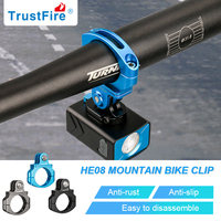 TrustFire HE08 Handlebar Sport Camera Mount Bicycle Front Light Holder for D2R Bike Headlight Cycling Lamp