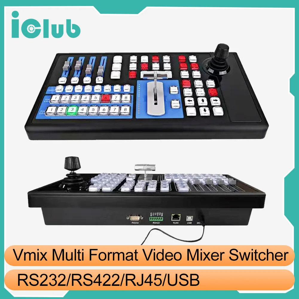 Vmix Joystick Controller Switchboard Control Panel Live broadcast Swithboard Multi Format Data Video Audio Mixer Switcher