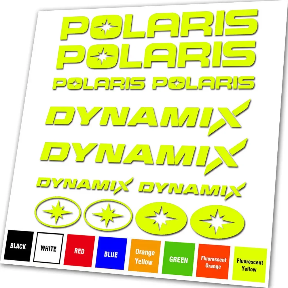 Kit For POLARIS RZR DYNAMIX 800 900 1000 XP TEAM STICKER DECAL (Any Colour) - view 5