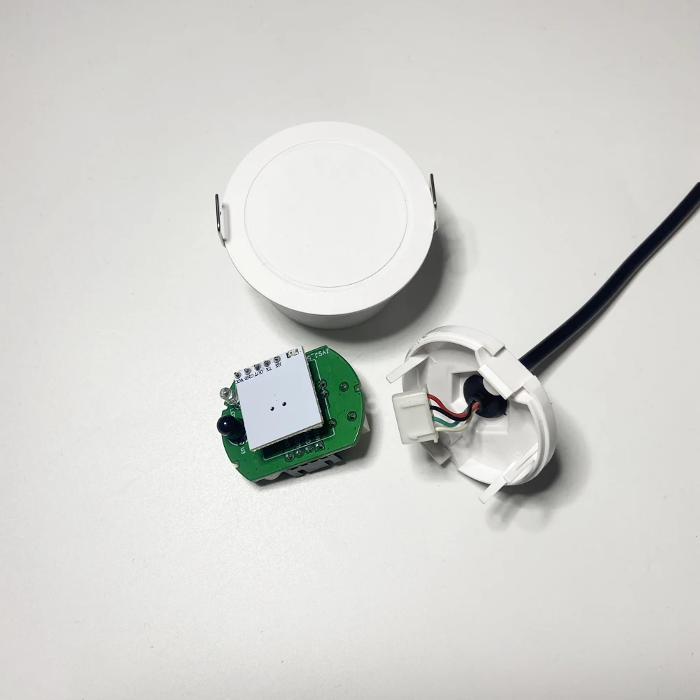 Detector de microondas con vida humana, Sensor de movimiento de cable de salida de señal de contacto seco para unidad de Control inteligente o