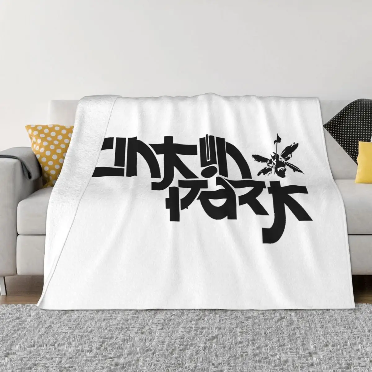 

Linkinpark Music Fleece Blanket Pop Rock Funny Throw Blanket for Home Quilt