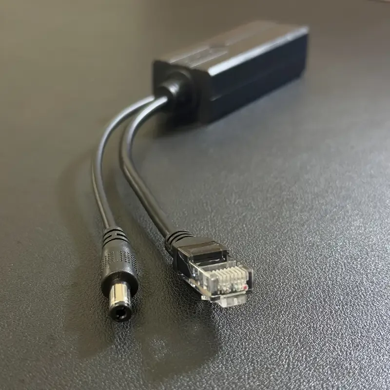 POE الفاصل 48 فولت إلى 12 فولت نوع العزلة إيثرنت RJ45 ميناء كاميرا وحدة إمداد الطاقة لأنظمة المراقبة الأمنية IP #3