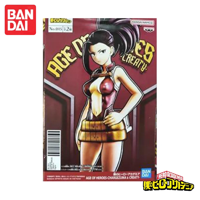 In Stock My Hero Academia Yaoyorozu Momo Bandai Banpresto Age of Heroes Anime Merchandise Action Figure Figurine