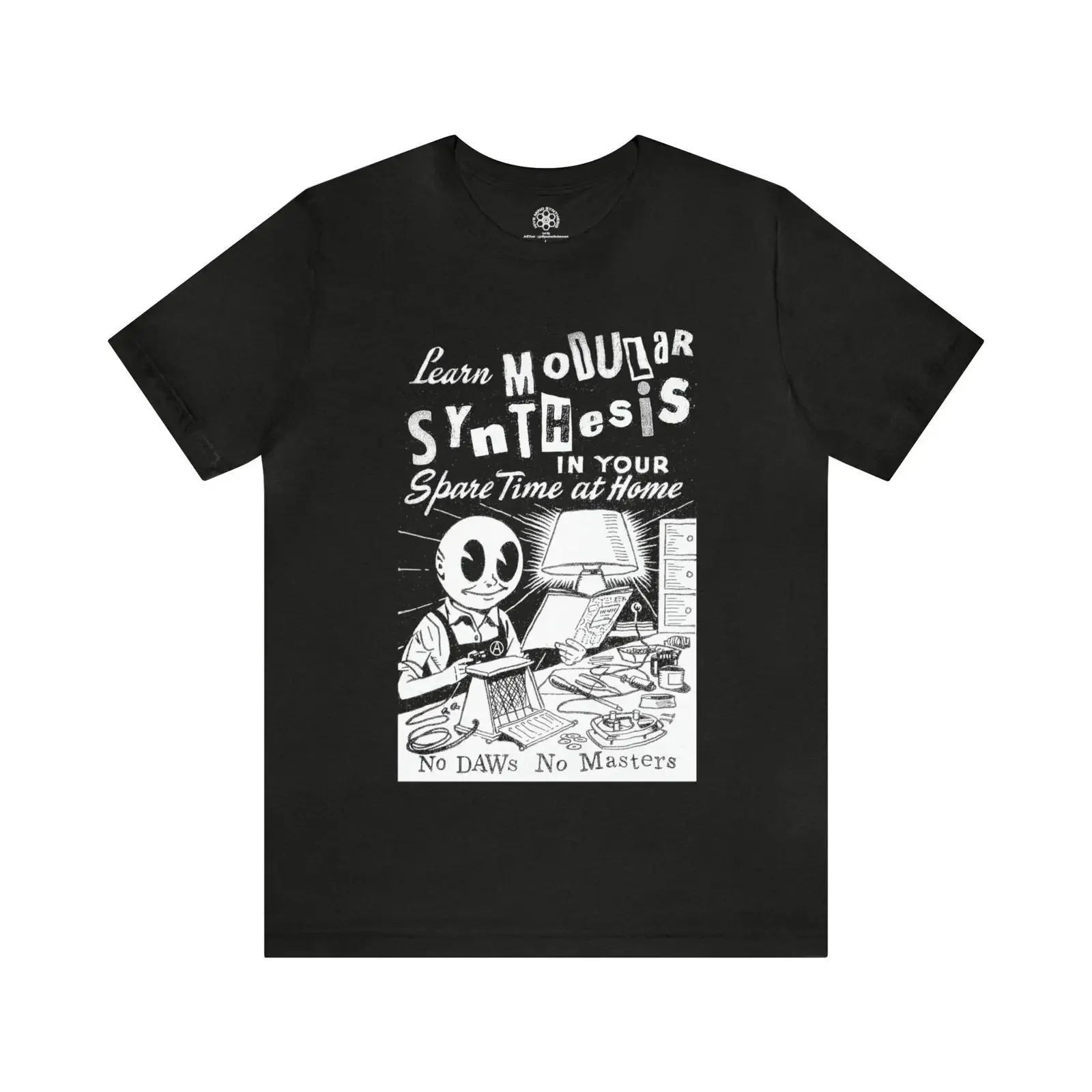 Learn Modular Synthesis At Home T Shirt Synth No DAWs Masters vintage Washed homme Slightly Stretched Comfortable Soft fashion
