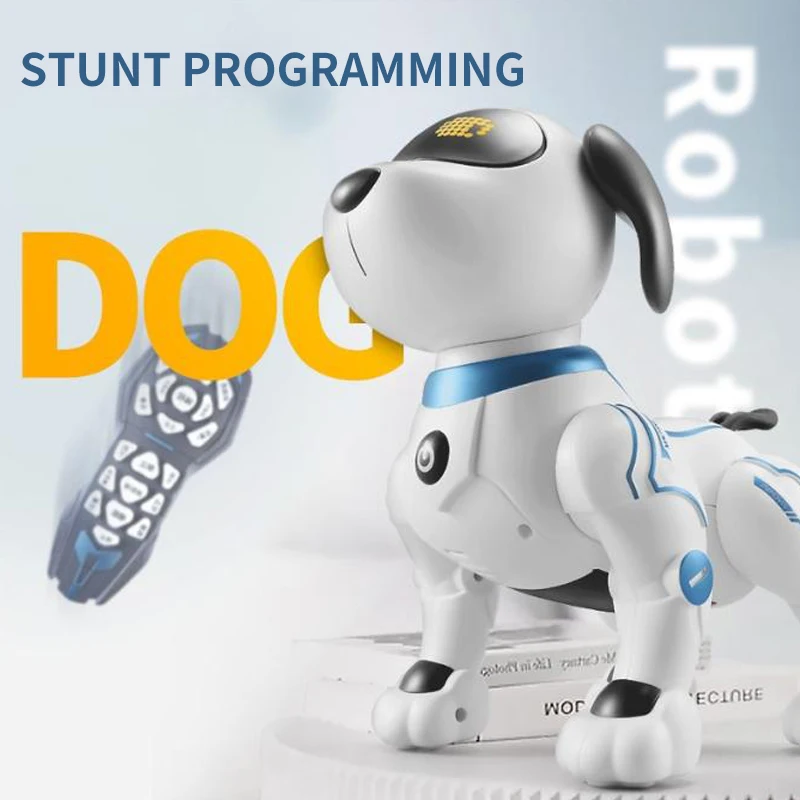어린이 AI 지능형 애완견 지능형 프로그래밍 음성 터치 감지 기계 개 로봇 완벽한 어린이 선물