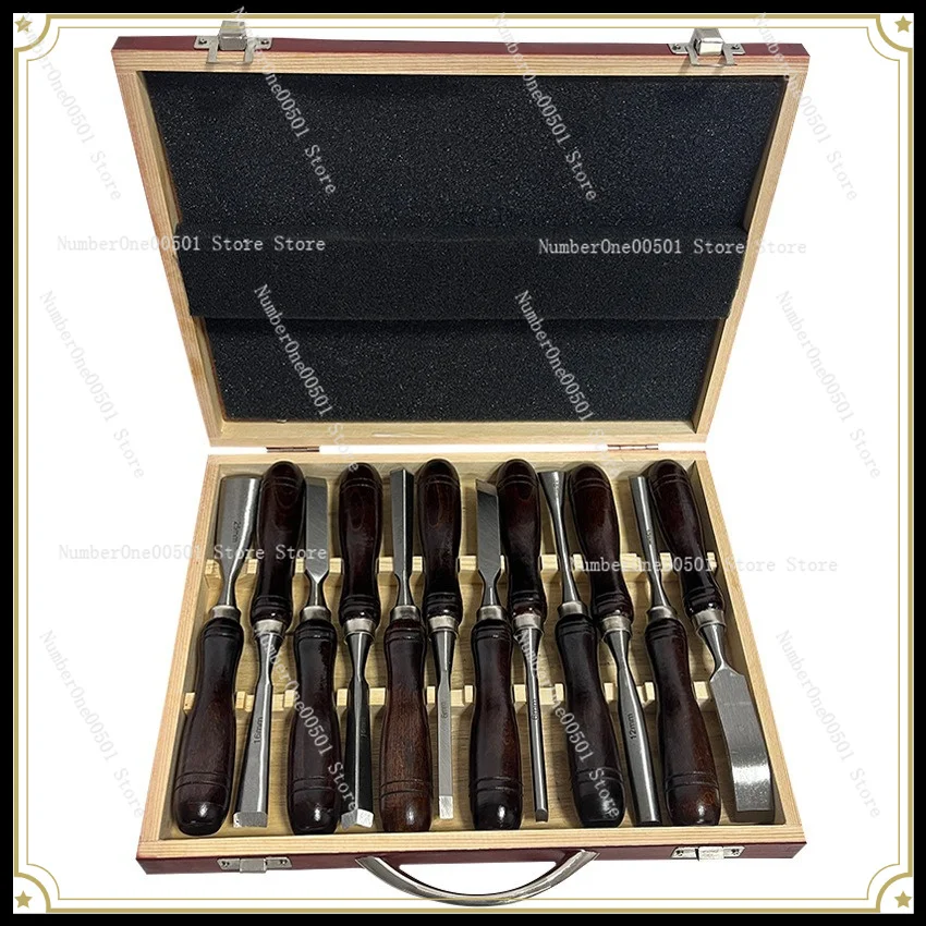 Woodworking Tools Woodworking Chisel 12-piece Set Carving Chisel 60CRV Carving Chisel