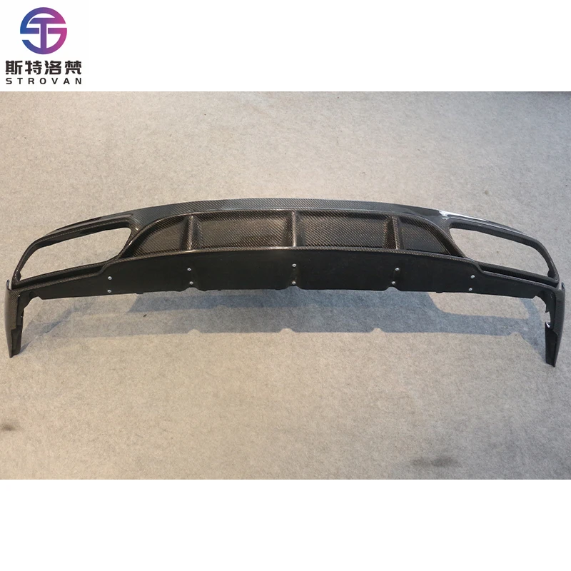 

STLF CLRAK Car Upgrade Carbon Fiber Bumper Rear Lip New Condition Fit C-Class 2014-2021W205 C63 Coupe Wet ED1 Style Bolt-On