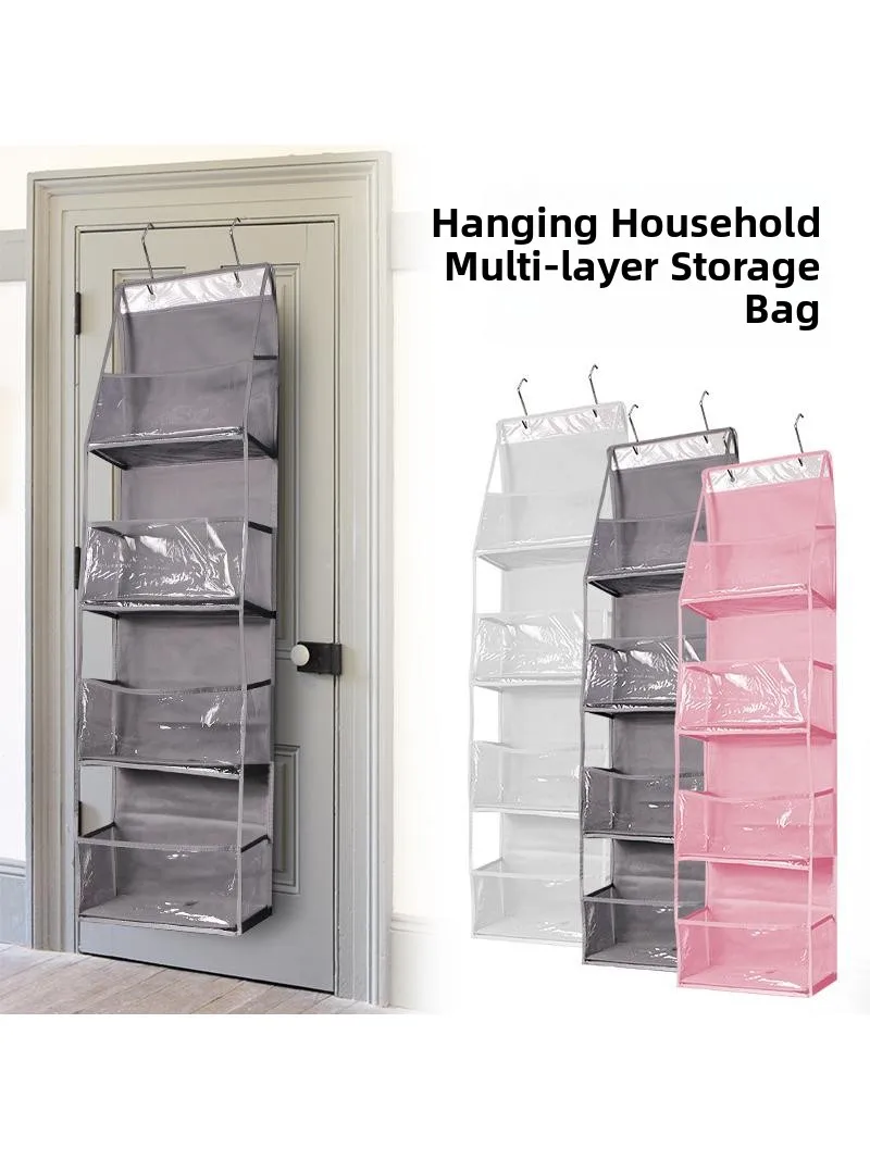 home-use-door-back-storage-hanging-bag-toy-multi-layer-storage-hanging-bag-debris-storage-bag-organizer-wall-mounted-rack