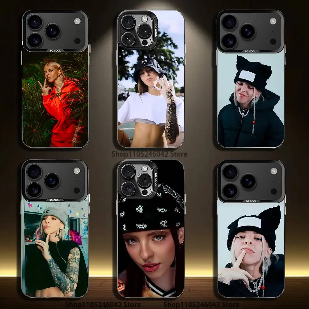 

Y-Young Miko Do Not Disturb For Black Candy Matte Cover iPhone 17,16,15,14,13,12,11,Mini,Pro,E,SE4,XS,MAX