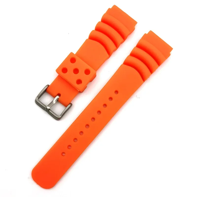 20mm 22mm 24mm Universal Silicone Sport Strap Waterproof Watchband Rubber for Seiko Replacement Bracelet Band Watch Accessories