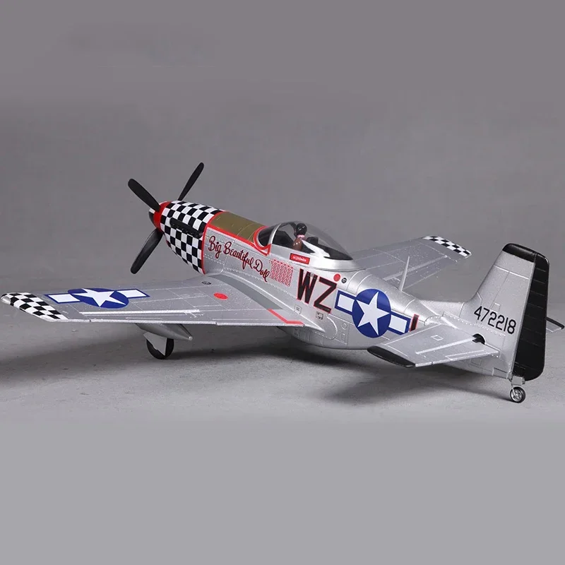 Fms 800mm P51 Mustang Big Beautiful Doll 4CH 2s Model Plane Aircraft Avion P-15 Mustang V2 Pnp Epo Rc Airplane Warbird