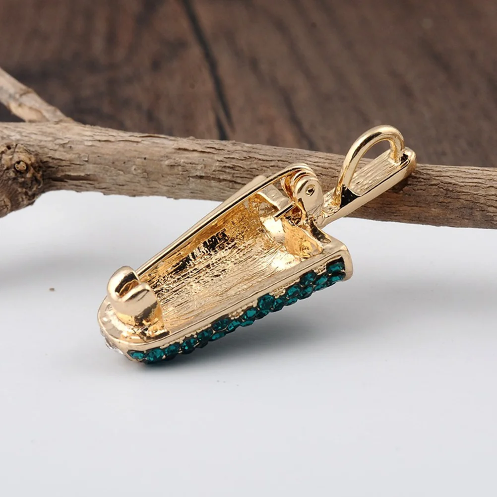 

Ice Cream Brooch Pin Alloy Rhinestone Decorative Jewelry for Women Party Anniversary Gift Ice Cream Brooch