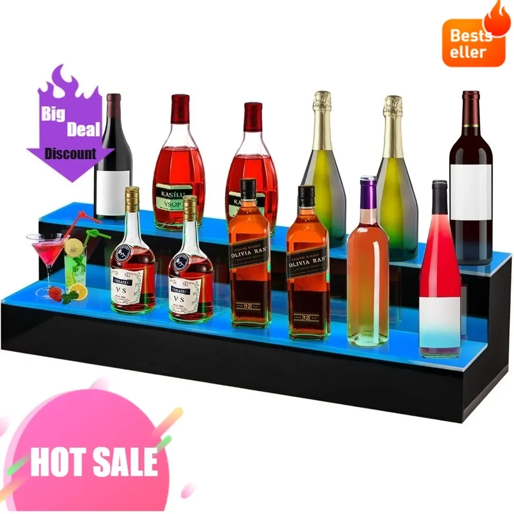 

40-дюймовая светодиодная домашняя барная полка с подсветкой для демонстрации духов с дистанционным управлением