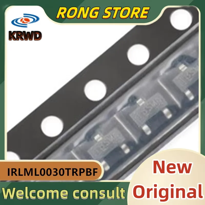 50 GB I8SM8 I8SM I8S 8I I8SMB رقاقة IC جديدة وأصلية SOT-23 IRLML0030TRPBF IRLML0030TRP IRLML0030 t IRLML0030