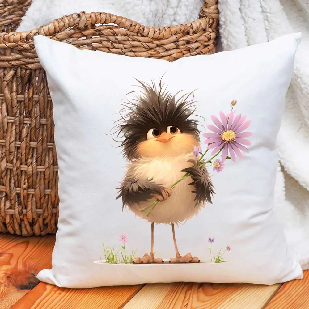 Colorful Bird Heat Transfer For Clothing DIY A-Level Washable T-shirts Iron-On Thermal Sticker Cartoon Children Patches Applique