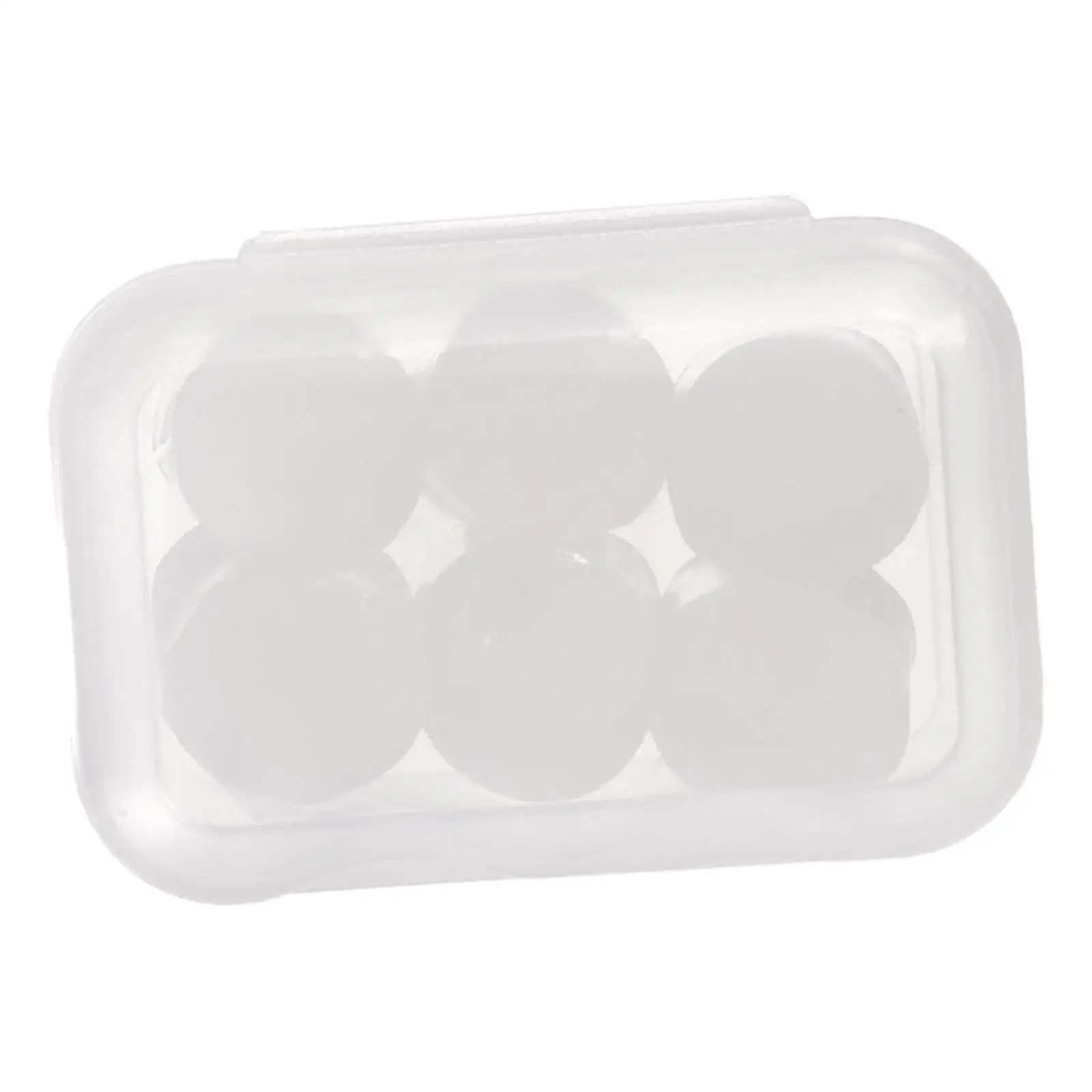 Reusable Silicone Sleeping Earplugs Moldable Waterproof Sound Blocking Ear Protectors for Swimming and Sleep