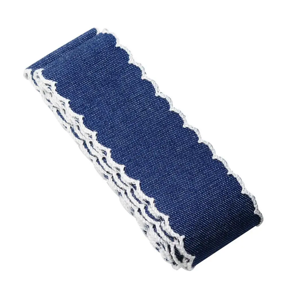 Double Side Denim Ribbon Cowboy Material Jean Trim for Decorative Fabric Ribbon Crafts and Accessories