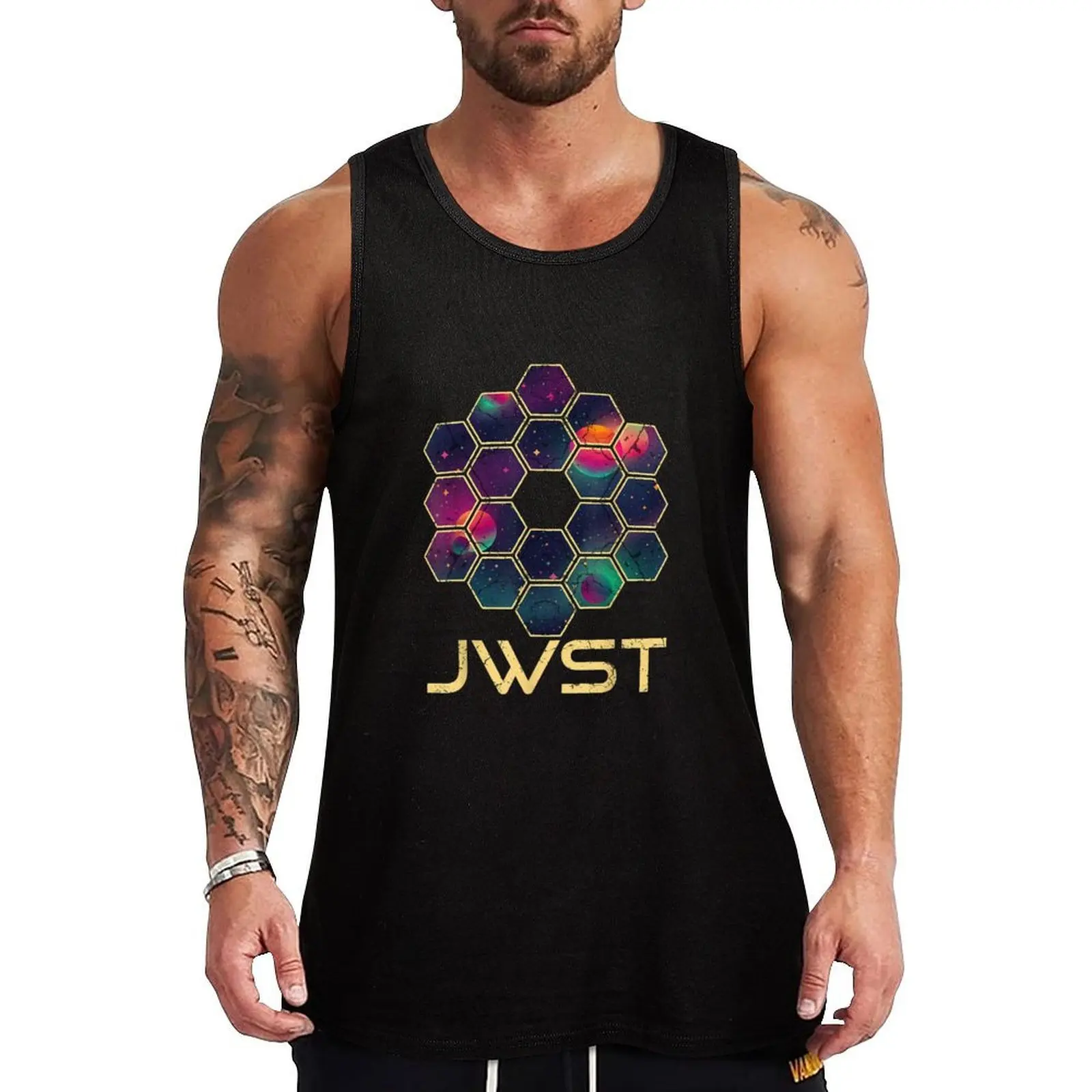 

James Webb Space Telescope JWST Tank Top T-shirt male tops plain t-shirt