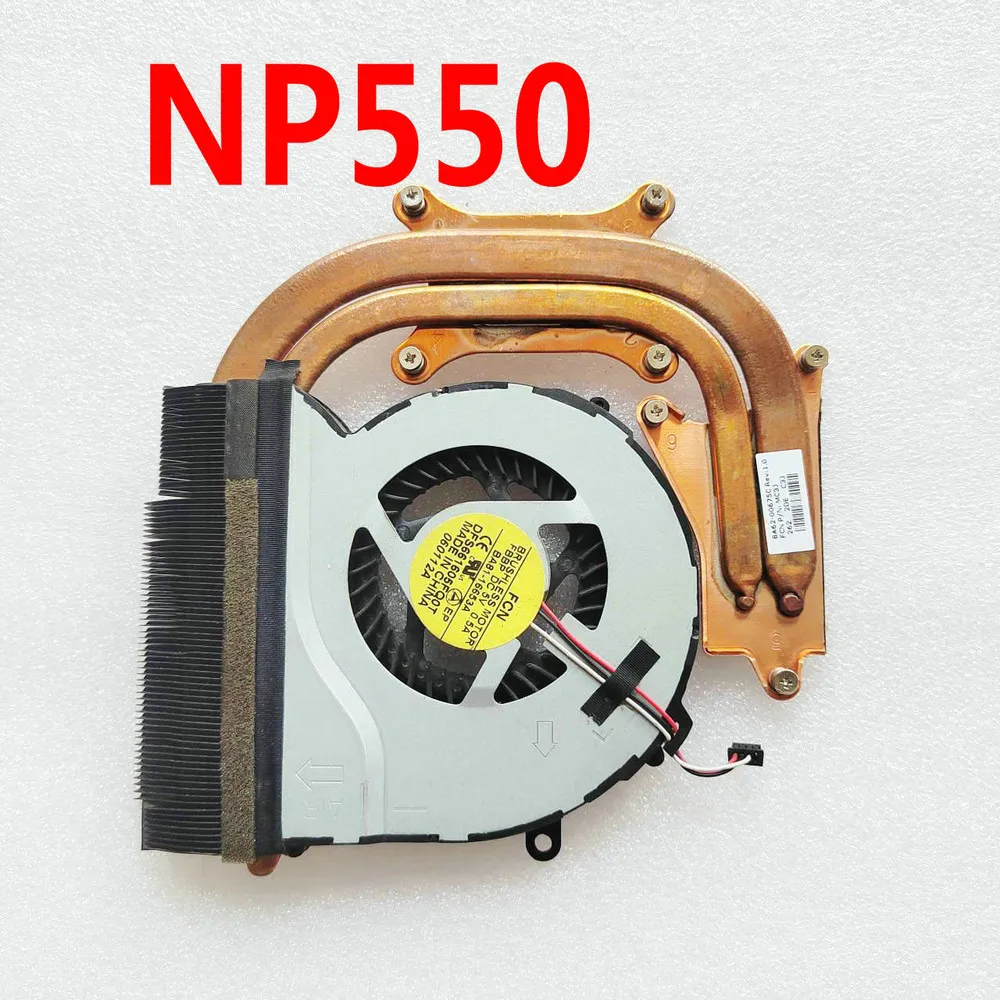 

BA81-16653A BA62-00675A BA62-00675C Radiator For Samsung NP550P5C NP550P7C Laptop CPU GPU Cooling Fan Heatsink KSR0805HB