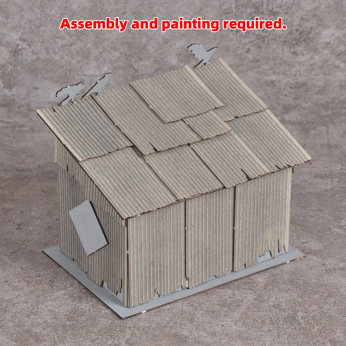 Architekturmodell-Bausatz Miniatur-Gebäude Ländliches Haus Blockhaus Holzhäuser Diorama Maßstabsmodell-Bausatz 1/35/48/64/72/87 – Detail 6