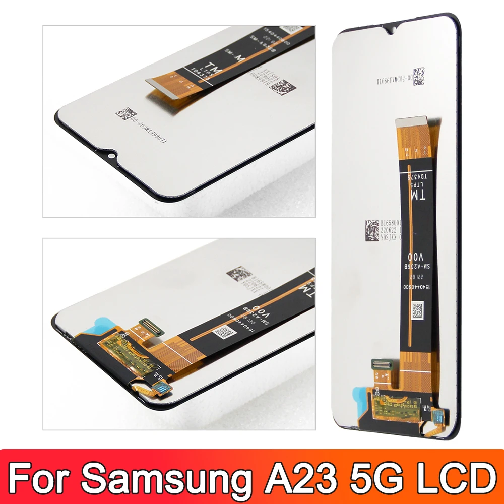 6.6'' For Samsung A23 5G A236 LCD Display With Touch Screen Digitizer Assembly For Samsung A236U A236B LCD