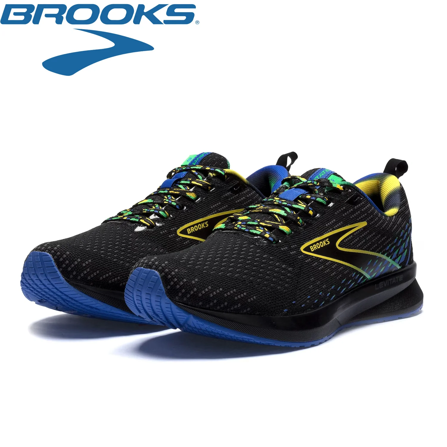 Brooks Trail Running Shoes Men Levitate 5 Outdoor Stretch Lightweight Breathable Marathon Running Shoes Casual Jogging Sneakers